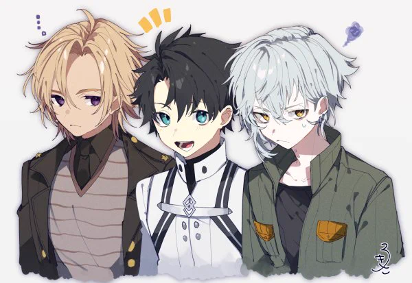 デイぐだカドの3人マスターズが好きだなっていう落書き 