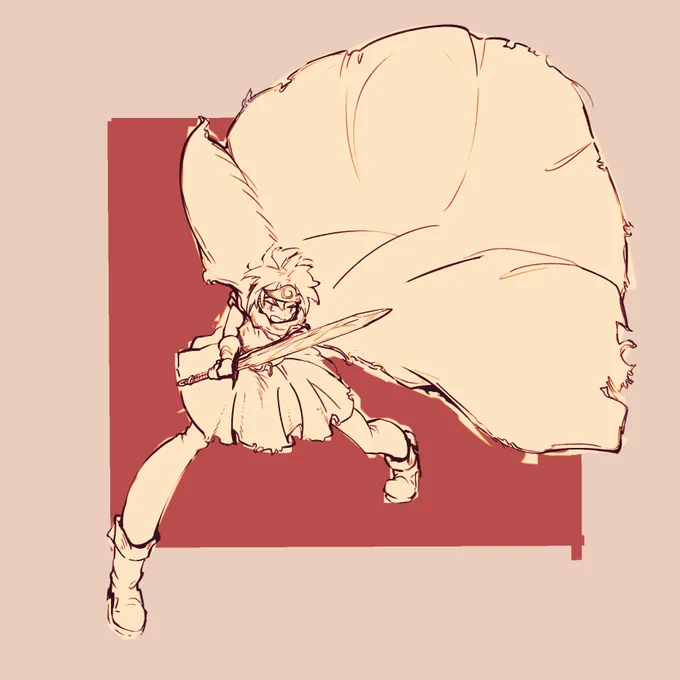 記念に女勇者。HD-2Dまでつっぱしれー#ドラクエ3祝35周年 #ドラクエ3 