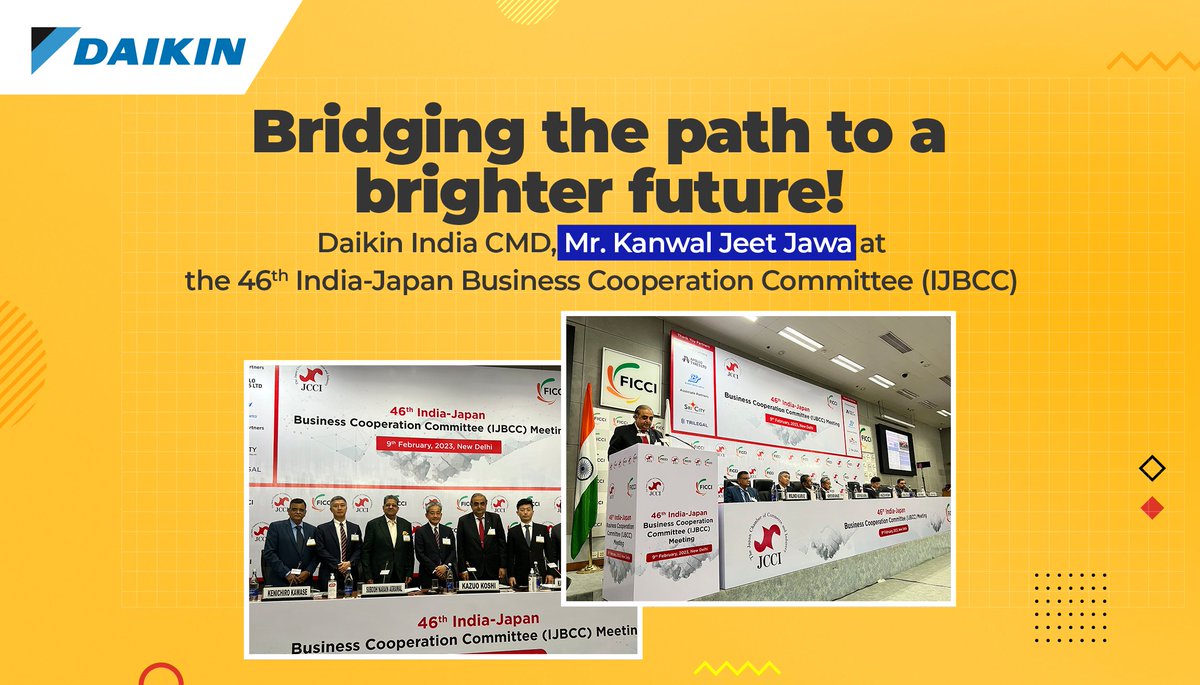 Daikin India On Twitter During The 46th India Japan Business daikin-india-on-twitter-during-the-46th-india-japan-business
