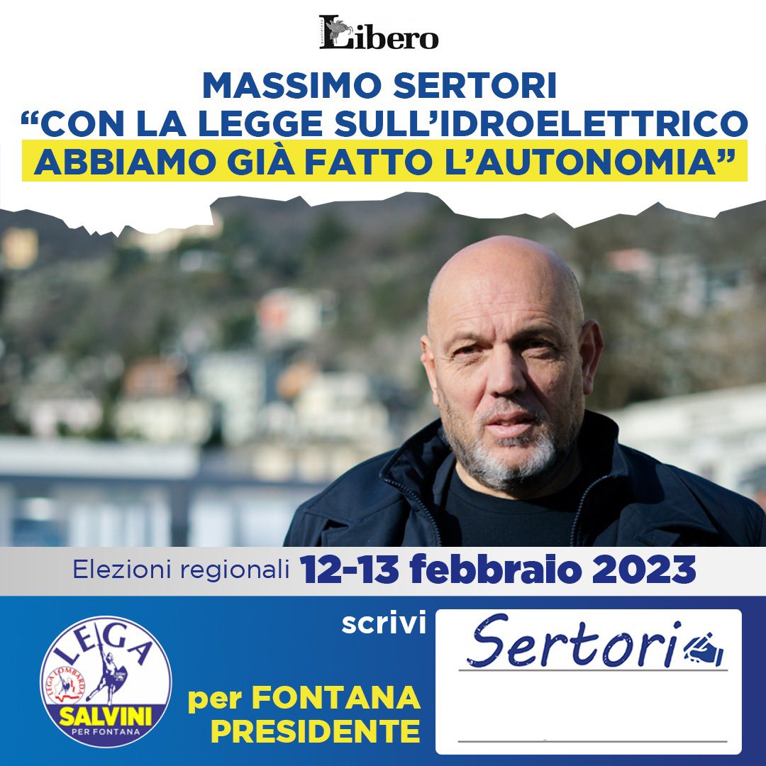 MassimoSertori_'s tweet photo. 🟡CON LA LEGGE SULL’#IDROELETTRICO ABBIAMO GIÀ FATTO L’#AUTONOMIA!
Le risorse restano ai territori per realizzare #opere di sviluppo e la quota di #energia gratuita viene utilizzata nelle aree limitrofe alle #dighe per rifornire #Rsa, #edificipubblici e #impiantisportivi. (1/2) https://t.co/pd47aE8rL3