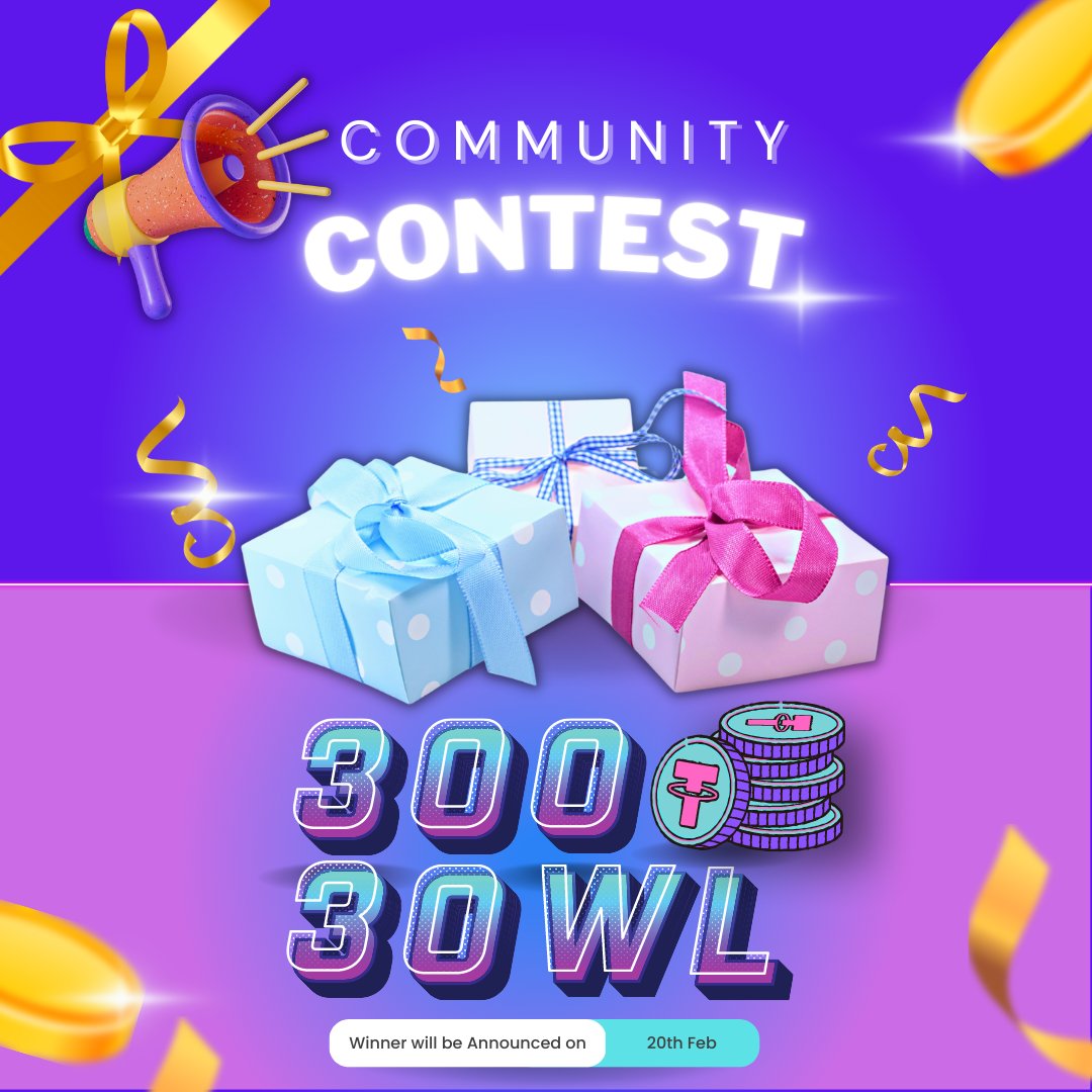 SpringQuest_'s tweet photo. #SpringQuest "Most Active Contest" with 300$ Prizepool!
1️⃣1st Place: $100
2️⃣2nd Place: $60
3️⃣3rd Place: $50
4️⃣4th Place: $30
5️⃣5th Place: $20
6️⃣6th-10th Place: $10 each
🎉 Plus, 30 top winners will receive a precious whitelist spot for presale!
💬Venue👉 https://t.co/oTv3BhQRhQ https://t.co/aC7FUp6MkI