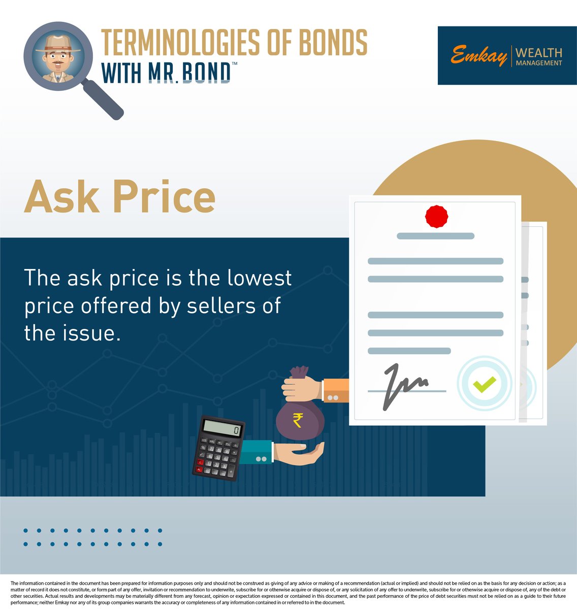EmkayWealth's tweet photo. Bonds come with their own jargon and terminology.
It might sound daunting if you’re just starting out, but if you take it slowly - one bond term at a time - you’ll have a greater understanding of the fixed-income market.
#LearnWithMrBond #BondMarket #BondMaturity #EmkayWealth https://t.co/RXTVIkmUwu