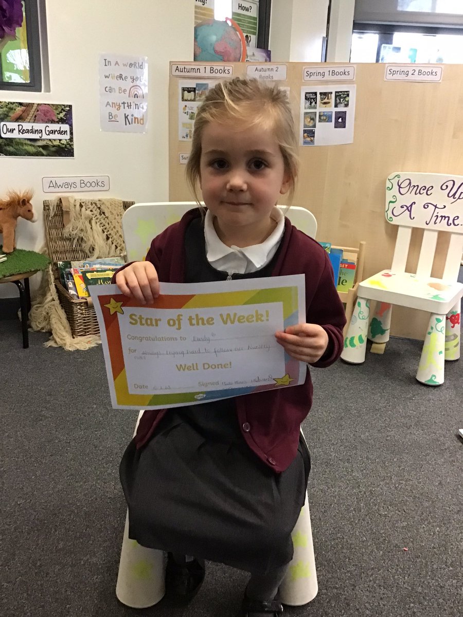 Our star of the week 🌟 for being a wonderful member of our Nursery <a href="/DartonPrimary/">Darton Primary Sch</a>