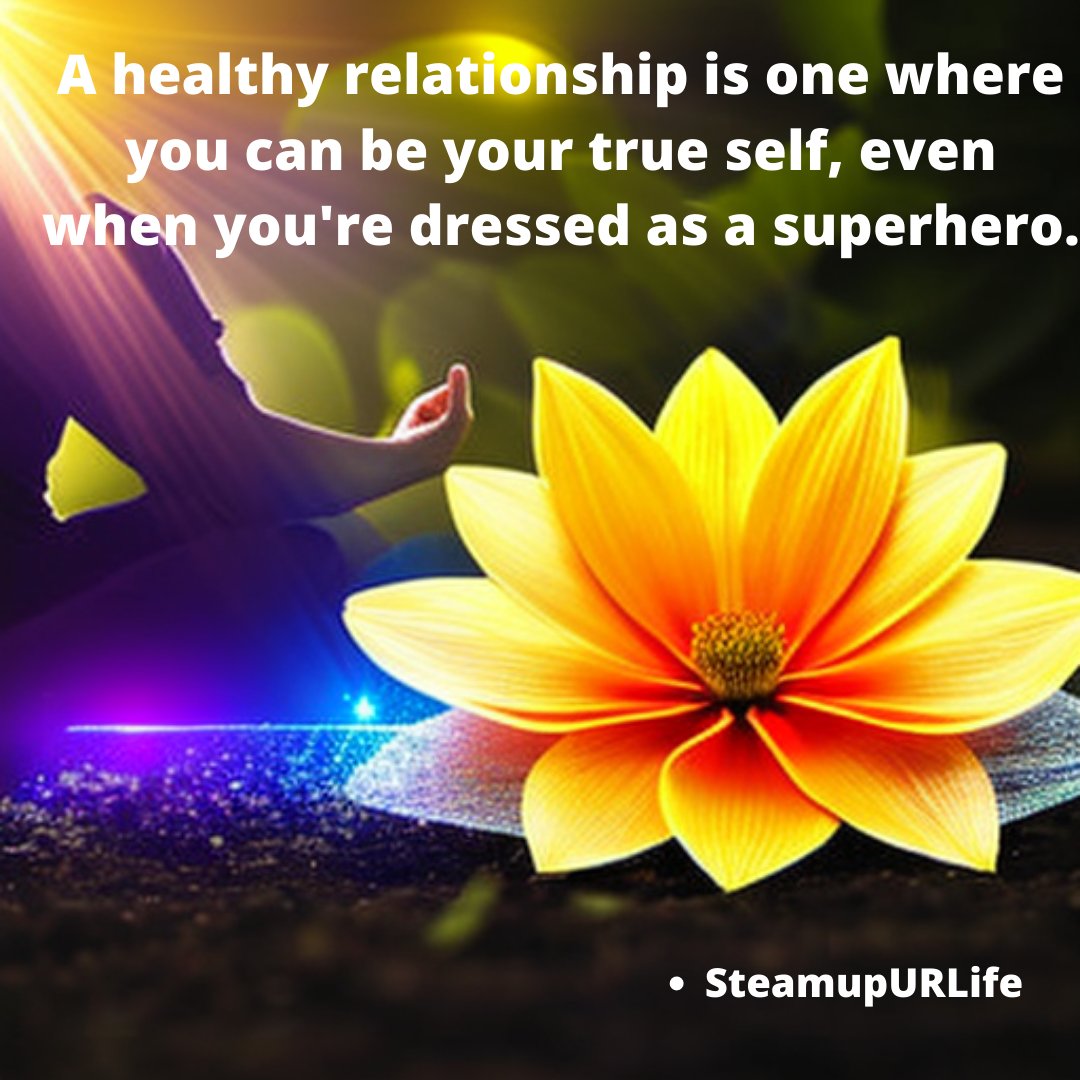 MindFoodChill's tweet photo. A good relationship should allow you to be who you are, even when you're in costume.#Valentines2023 #BeYourself #TrueSelf #NoMaskNeeded #SoulMate #sTEAMUPURLIFE #relationship #love https://t.co/K3nzyQLCqy