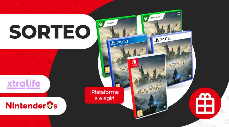 Nintenderos's tweet image. ¡Sorteamos OTRA copia de Hogwarts Legacy con plataforma a elegir y envío en el acto!

1⃣ Sigue a @xtralife_es y @Nintenderos
2⃣ RT aquí 

¡Suerte! - nintenderos.com/2023/02/sortea…