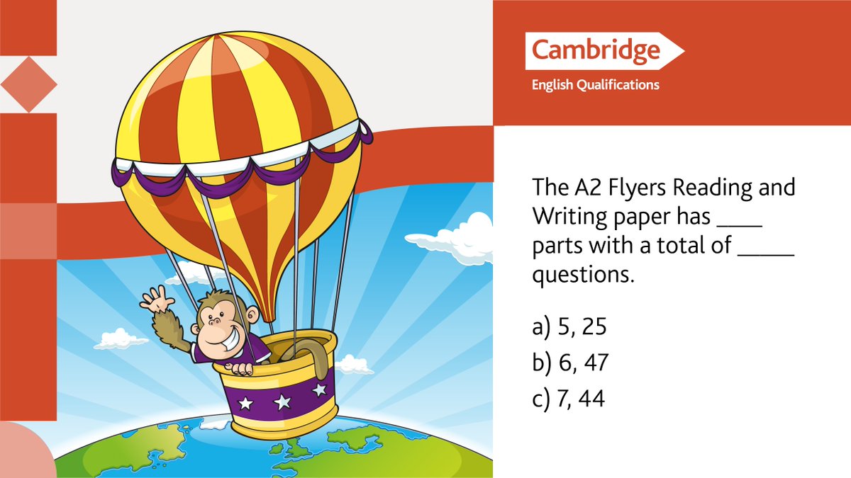 CambridgeEng's tweet photo. Do you teach young learners preparing for A2 Flyers? 🚀
If so, you’ll need to know all about the structure of the exam!
Download our comprehensive handbook for #PreA1Starters, #A1Movers and #A2Flyers here:
https://t.co/kihRsbwFVB https://t.co/SYLlvfi9wq