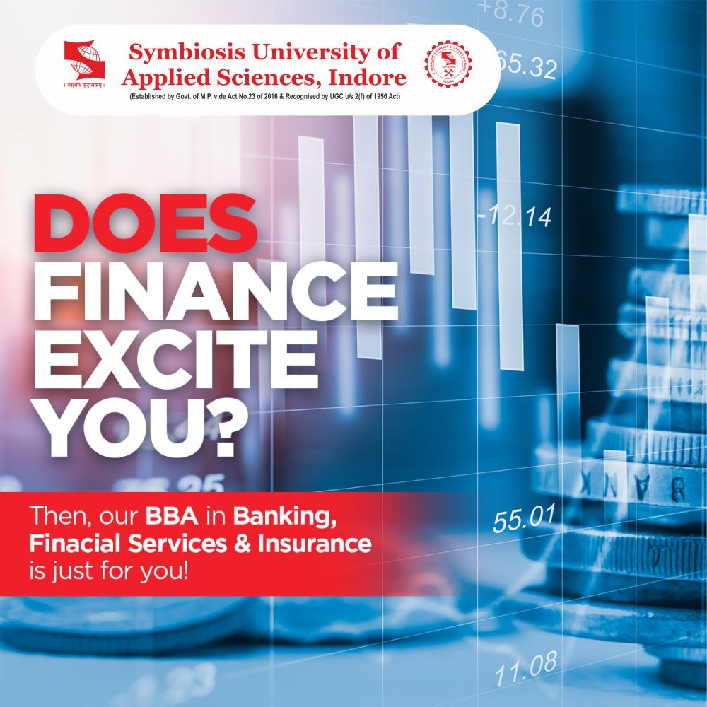 SUAS_Indore's tweet photo. Gain valuable skills to grow in the banking world. 
#banking #finance #insurance #graduation #bba #businessadministration #skills #university #industry #suas #students #university #labs #indore https://t.co/LvhMZozpsn