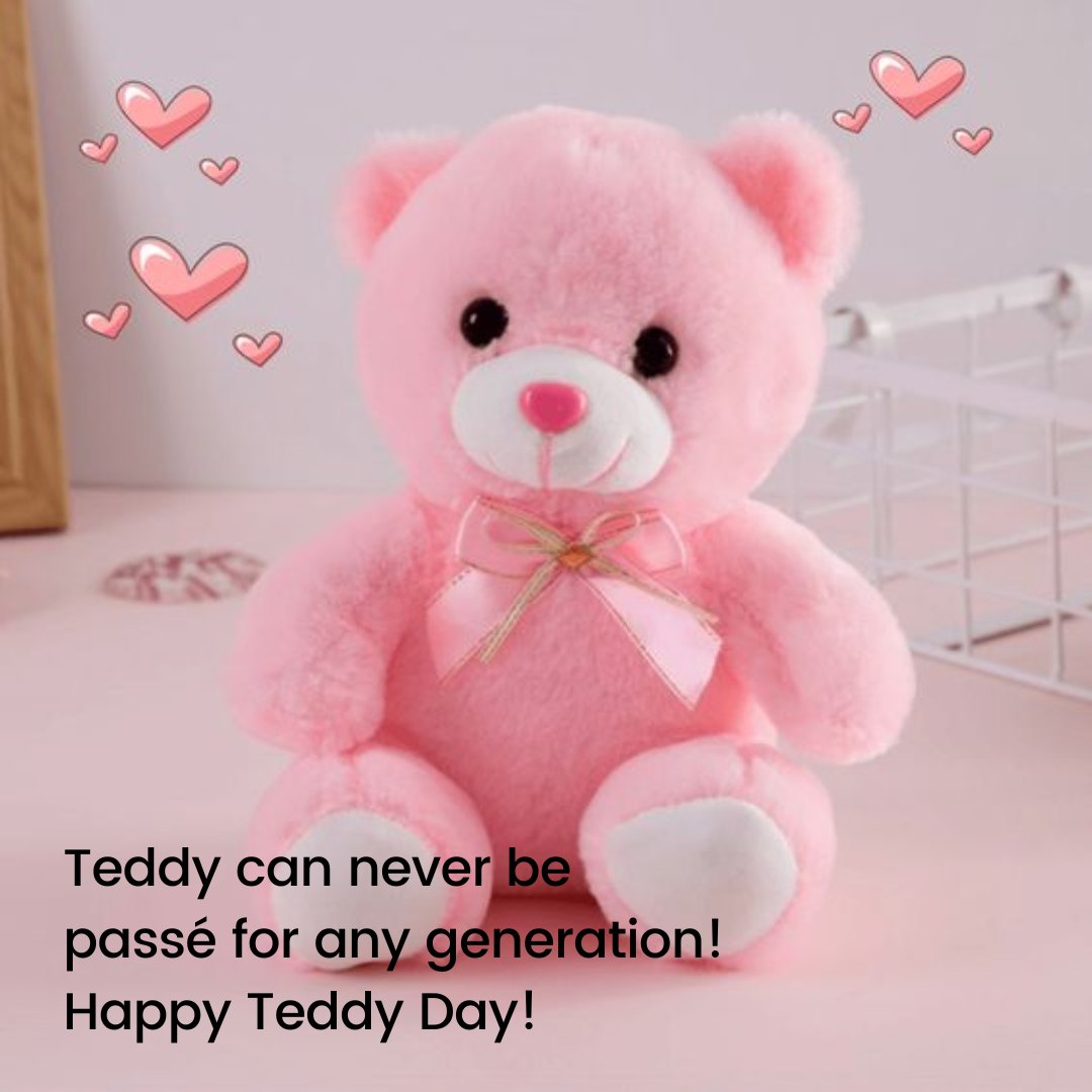 Ajathinfotech's tweet photo. Teddy can never be passé for any generation! Happy Teddy Day!
.
.
.
#teddy #teddybear #love #bear #cute #r #teddybears #handmade
#plushies #teddyb #plushiesofinstagram #dog
#dogsofinstagram #toys #baby #teddybearsofinstagram
#plushiecommunity #stuffedanimals #puppy https://t.co/8tXyFwa5DR