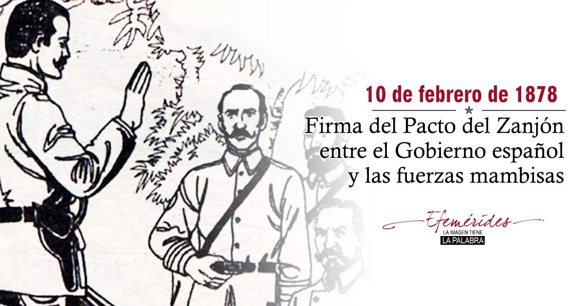 El Pacto del Zanjón dio fin a la Guerra de los Diez Años sin cumplir su objetivo principal: una #Cuba libre.
Días después, en la Protesta de Baraguá, #Maceo puso en alto el espíritu patriótico cubano, al no aceptar la paz sin independencia para nuestro país.
#CubaViveEnSuHistoria