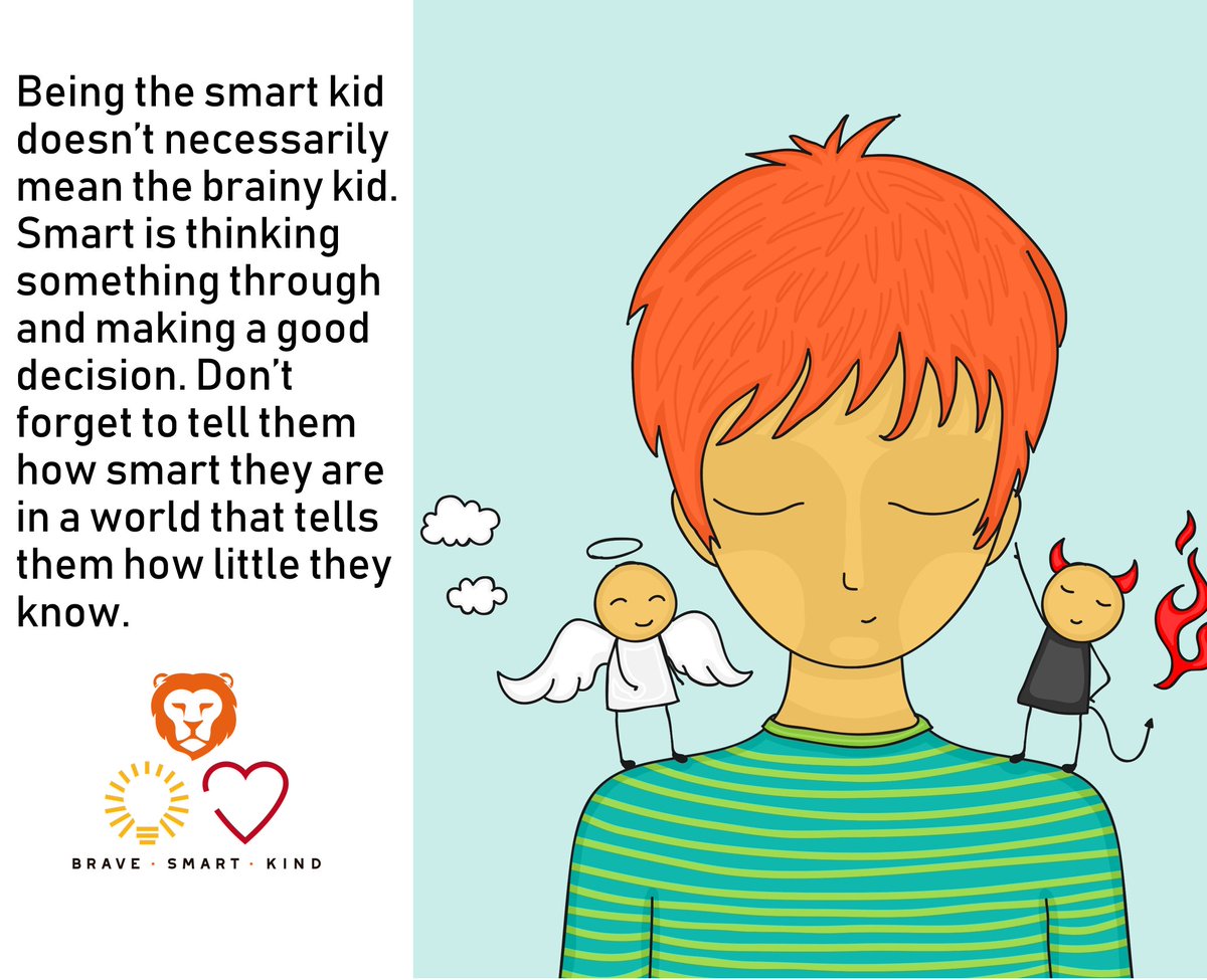 BraveSmartKind's tweet photo. Please don't forget to tell kids how smart they are in a world that tells them how little they know. https://t.co/1qSW7veWjM