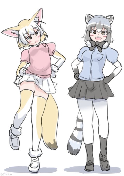 ふぇね&あらいさん

#けものフレンズ 