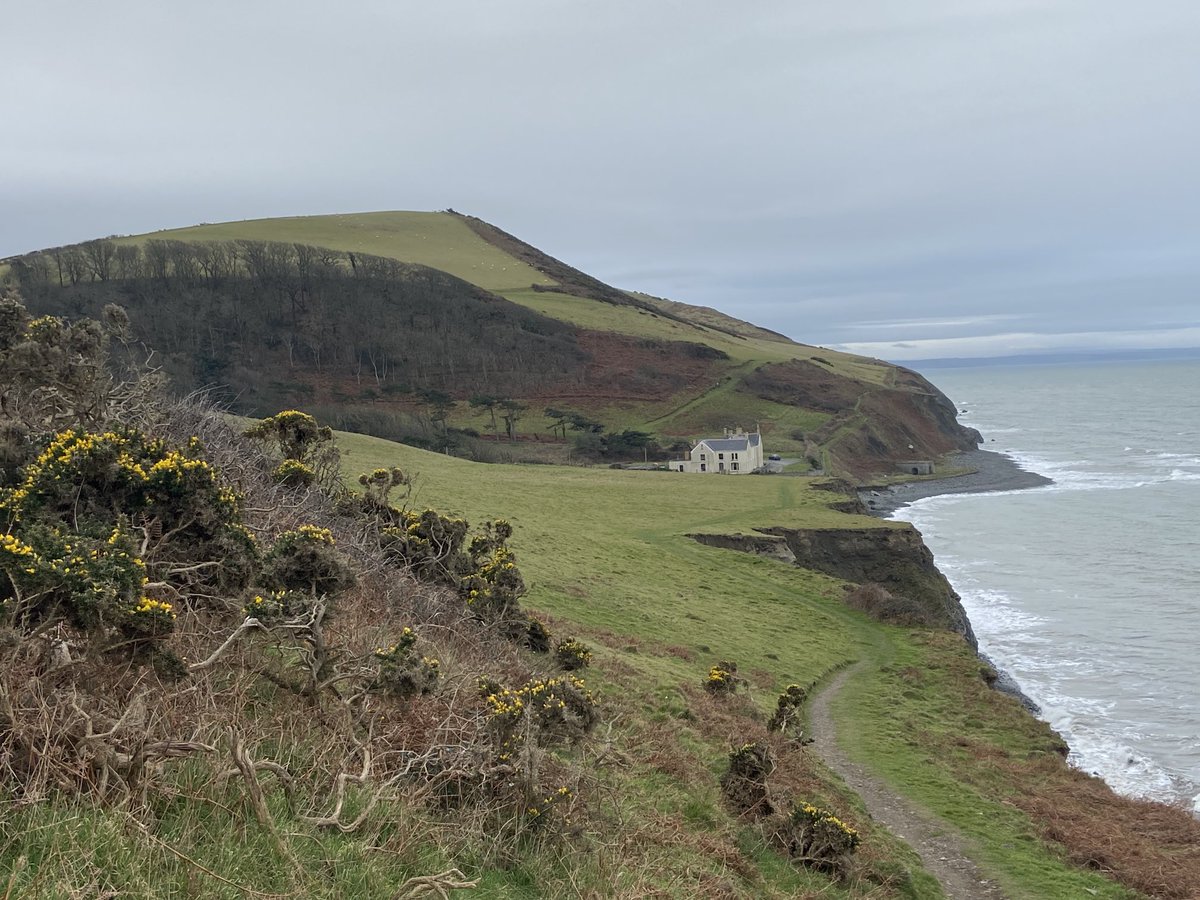 fionacreynolds's tweet photo. Glorious walk along Wales’ coastal path this morning from Aberystwyth to Borth - good for the soul https://t.co/JMSOahW82p