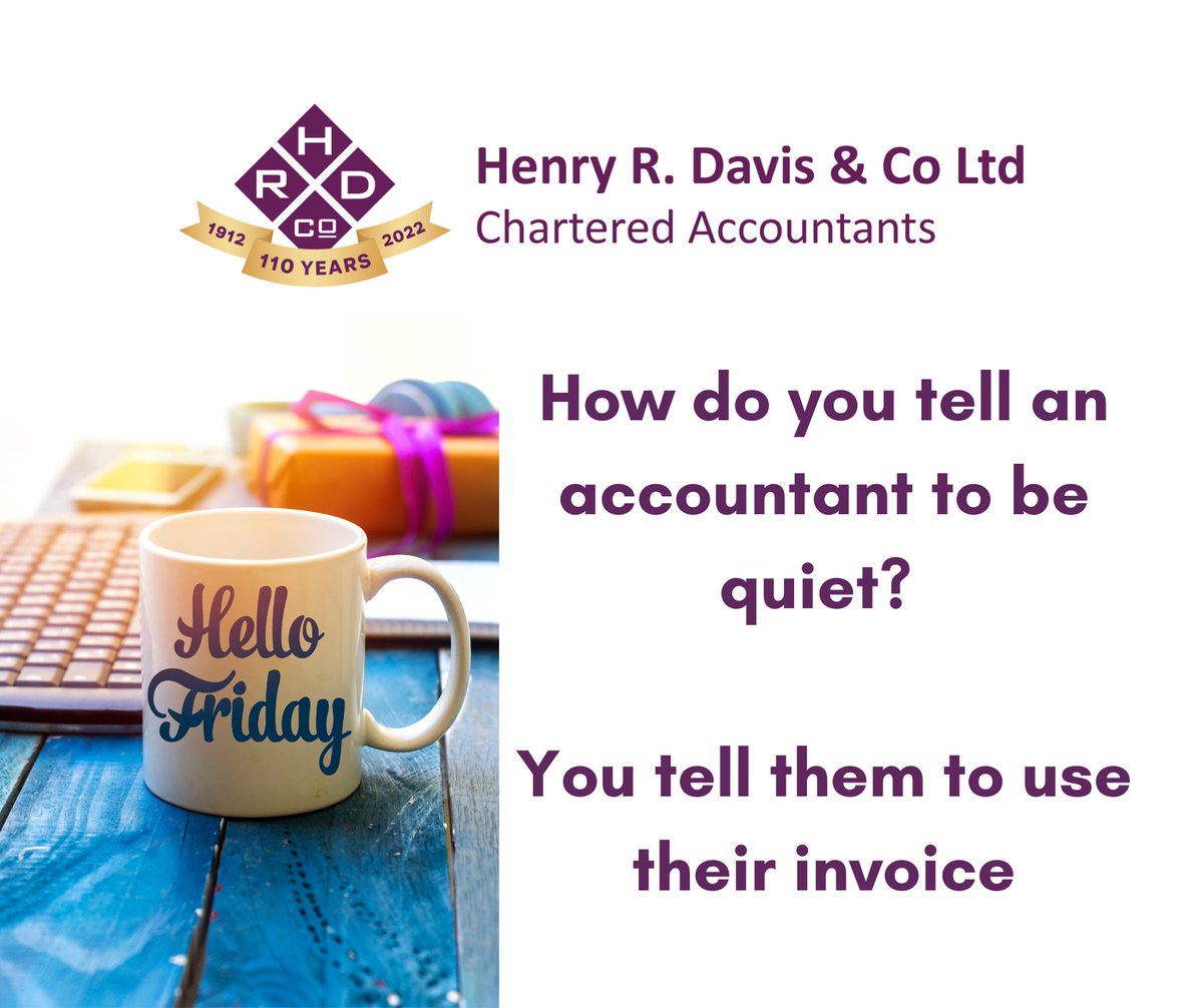 Happy Friday everyone 😂  
We hope you have a great weekend!

#Accountants #AccountantsNorthWales #HappyFriday #FunFriday
#TaxAdvice #Payroll #Bookkeeping