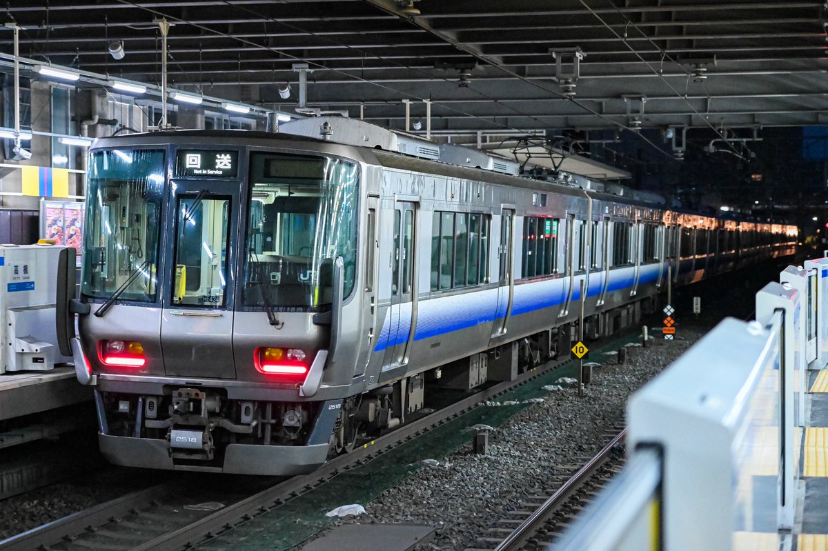 4回目となる223系2500番の転属回送 今週末地下化される梅田貨物線を