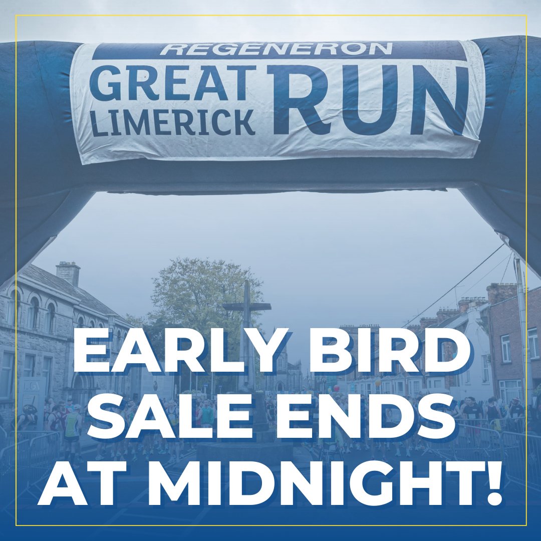 Final call for our Early Bird Sale! ⏰ - - Sign up: eventmaster.ie/event/pdzxhvyT…