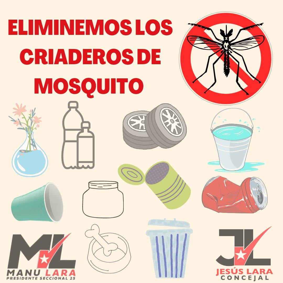 manularapy's tweet image. 🚮 Mirá todo lo que puede convertirse en criaderos de mosquitos, que luego transmiten enfermedades como #dengue y #chikungunya 🦟🤒