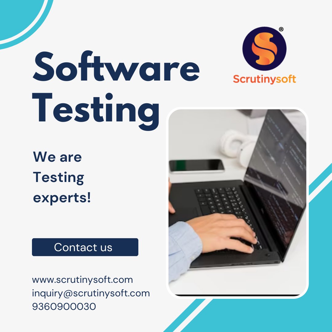 scrutinysoft's tweet image. Scrutinysoft testing services with all possible ways of verification and validation and gives the client a quality assured error and bug free product or service along with the tested and quality reports.
Connect us: scrutinysoft.com/software-testi…

#SoftwareTestingServiceProviders
