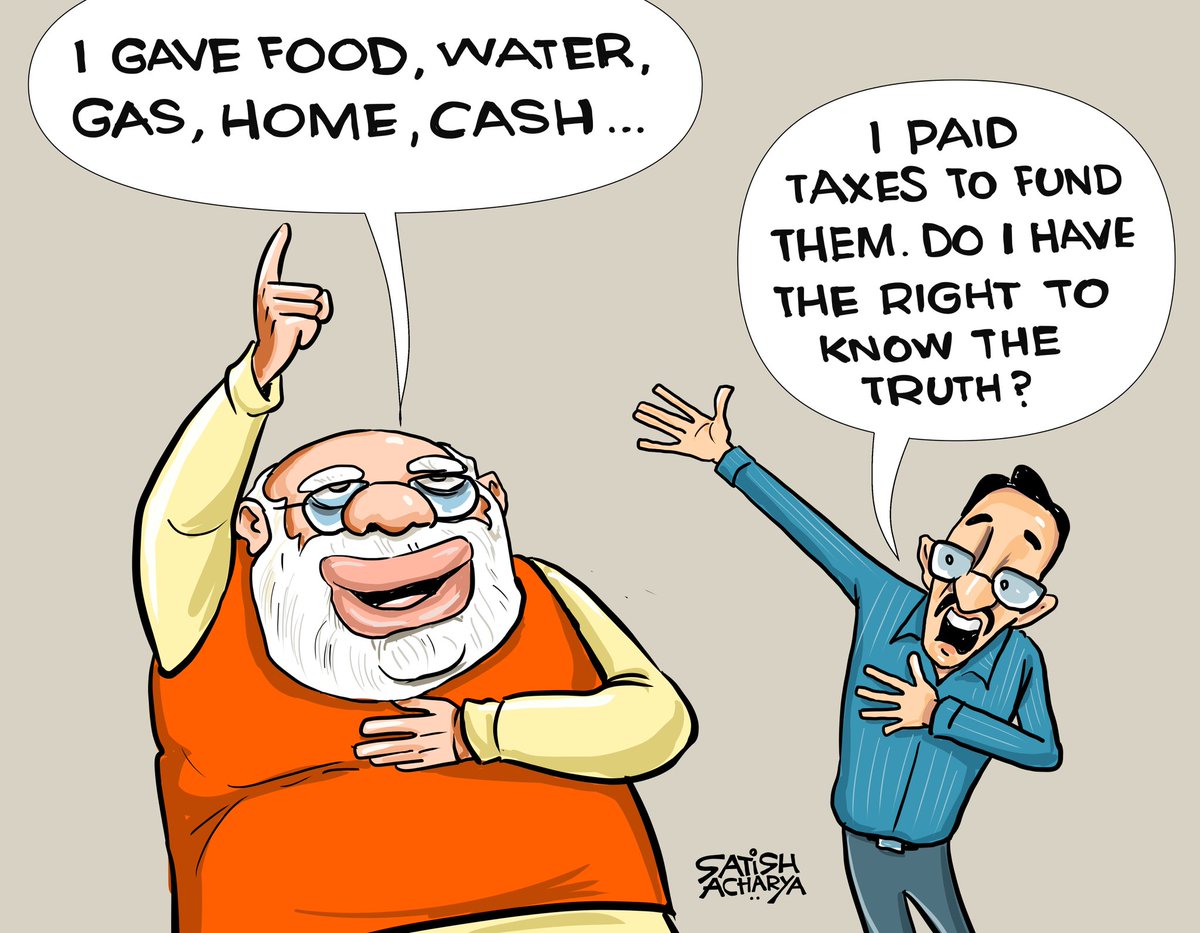ParmeshwarWagh9's tweet photo. @rautsanjay61 "I gave them food, water, shelter, gas, cash..."! #Adani #hindenburg https://t.co/9PbAUuuSqv