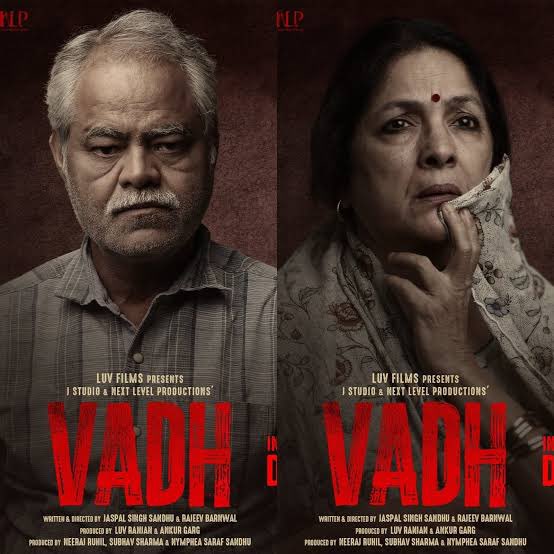 #Vadh on Netflix 🙏 Take a bow @J_Studio_ @imsanjaimishra @Neenagupta001 #SaurabhSachdeva and the entire crew for delivering this brilliance. Well defined characters. Well written story. Well acted. Well edited👏👏👏 I saw reflection of millions of Indian parents in it. 💔