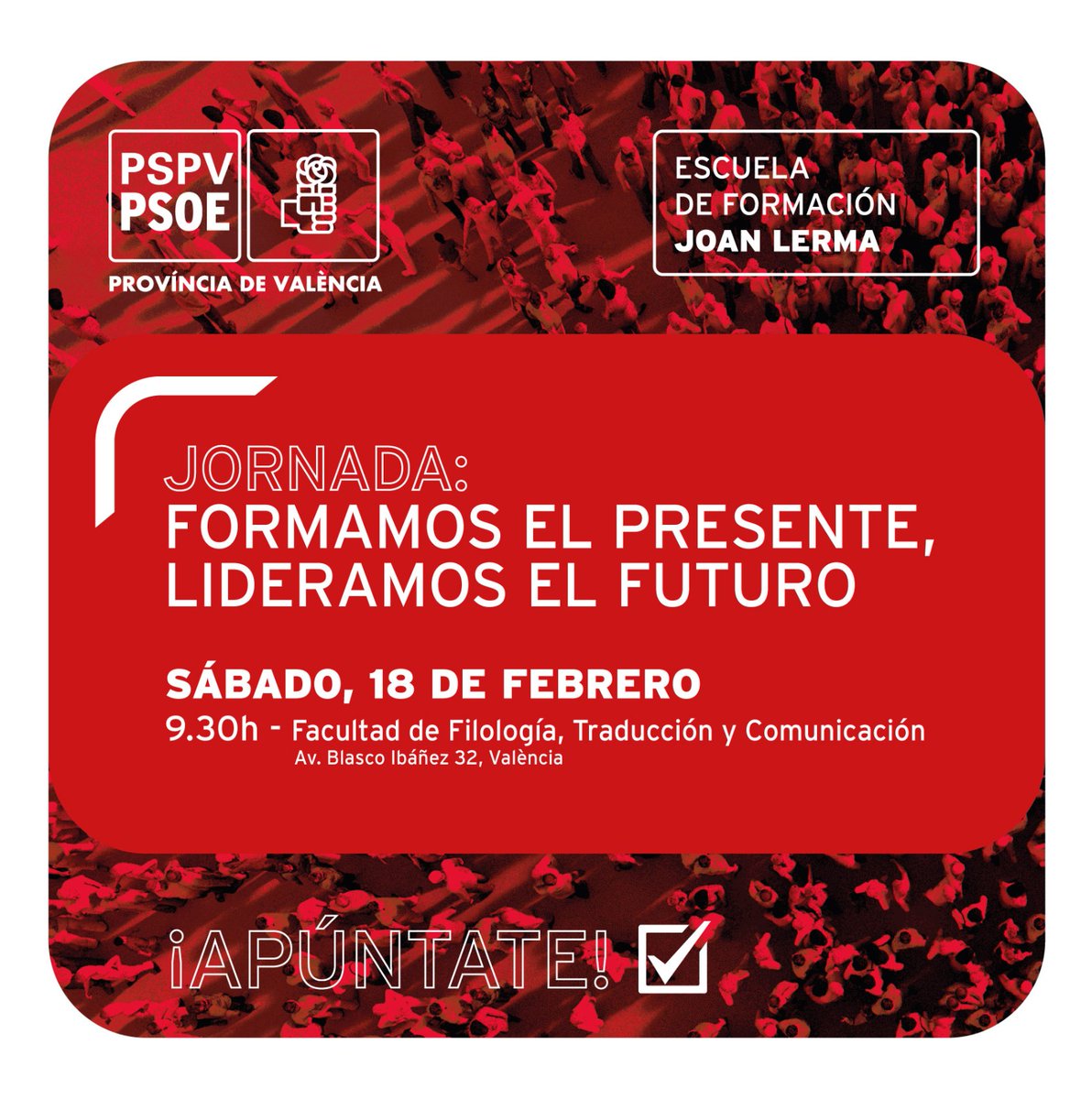 🌹Una jornada que permetrà compartir un espai de reflexió i també d’intercanvi de propostes davant la precampanya per a les eleccions de maig 2023.