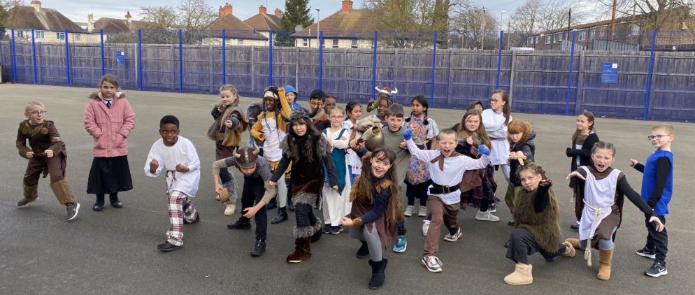 Year 4 Viking Day is in full swing, the costumes are amazing and children are having a brilliant time. #followingtgs #olicatschools