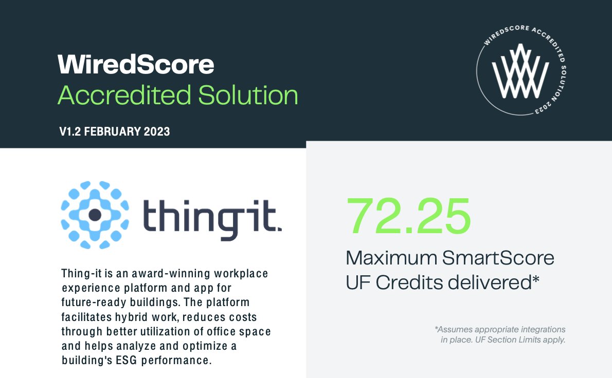 Was es braucht, um ein Gebäude zum SmartBuilding zu machen?

Die Frage hat <a href="/WiredScore/">WiredScore</a> mit den meisten Punkten für eine "WiredScore Accredited Solutions" beantwortet.👌🏼 😊

#SmartBuildings #HybridWork