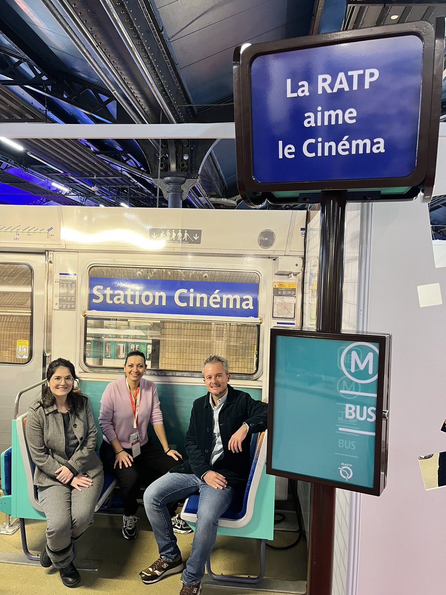 PierreAudiger's tweet photo. La #RATP aime le cinéma et accueille des dizaines de productions chaque année. Visitez notre stand au Paris Images Production Forum, le rendez-vous incontournable de tous les professionnels des tournages, au Parc Floral de Paris jusqu’à ce soir #PIPF23

https://t.co/P8EfIKMbKF https://t.co/O7dF8fwlLi