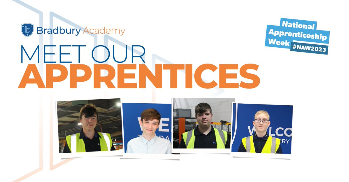 Did you know that it is #NationalApprenticeshipWeek?

All week, we've been sharing insightful daily interviews with a number of our apprentices on our website.

You can catch up here ➡️ bradbury-group.com/news/naw-2023/ 

#BradburyGroup #NAW2023 
<a href="/Apprenticeships/">Apprenticeships and Skills</a>