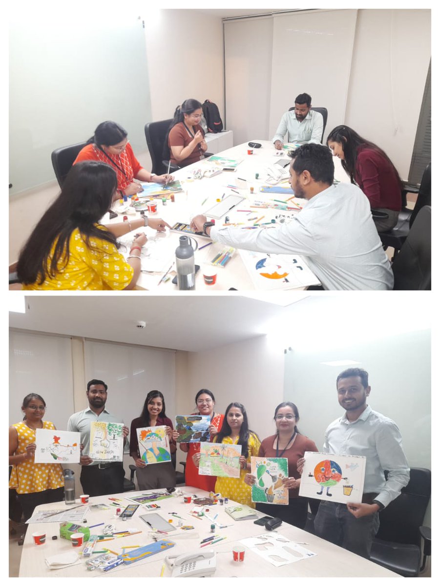 stpi_bhilai's tweet photo. STPIBhilai  staff and incubation units participated in the Slogan writing competition on "Swachhta" conducted as part of #SwachhtaPakhwada2023 
#STPIINDIA #SwachhBharatMission #SwachhBharat 
@arvindtw  
@stpiindia @purnmoon https://t.co/jIXqekmL3R