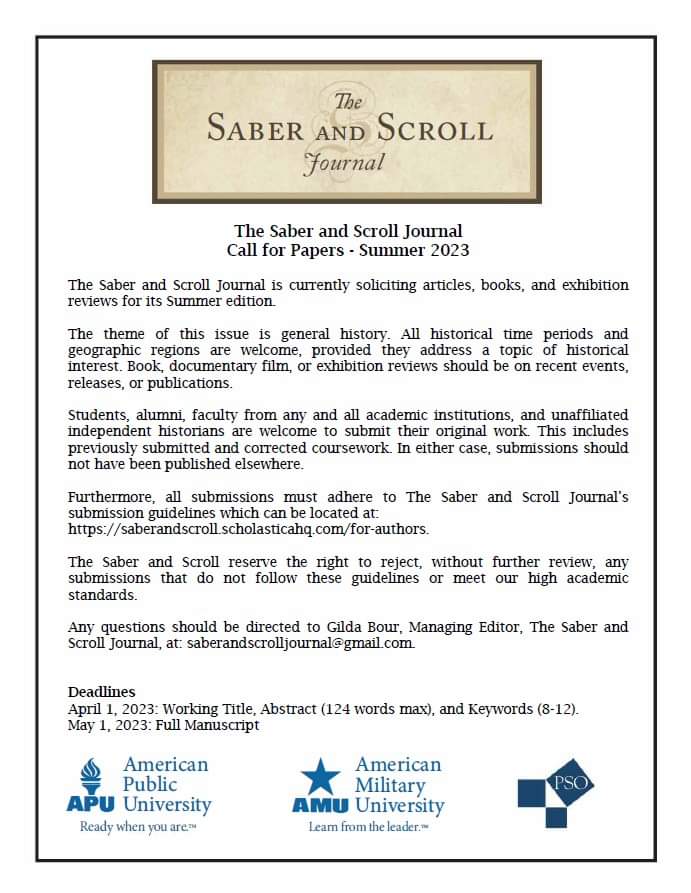 mralligatorcw's tweet photo. From my grad school alma mater...@SaberScroll had put out some great material in the past.  Yours could be next! https://t.co/OY8kHTW8kp