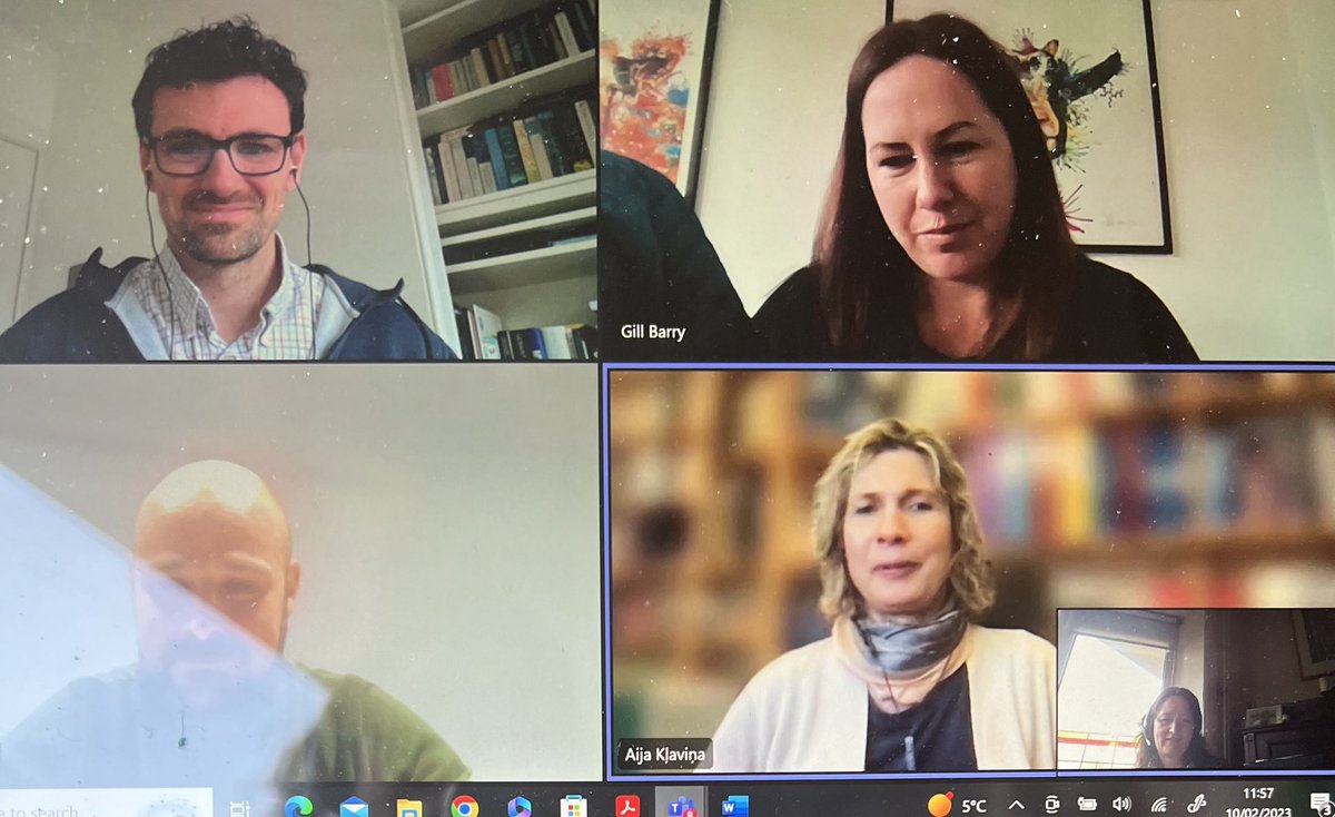Florentina Hettinga (@fjhettinga) on Twitter photo Also on screen in the spotlight! <a href="/kandianos/">Kandianos Emmanouil Sakalidis</a> passed his viva with an A-outcome!!Excellent work that resulted in 4 publications and another 3 in the process. Much appreciation for the examining team <a href="/aijapro/">Aija Klavina</a> <a href="/gillbarry1/">Gill Barry</a> @IanWalshe_NU!#proudsupervisor Also on screen in the spotlight! <a href="/kandianos/">Kandianos Emmanouil Sakalidis</a> passed his viva with an A-outcome!!Excellent work that resulted in 4 publications and another 3 in the process. Much appreciation for the examining team <a href="/aijapro/">Aija Klavina</a> <a href="/gillbarry1/">Gill Barry</a> @IanWalshe_NU!#proudsupervisor