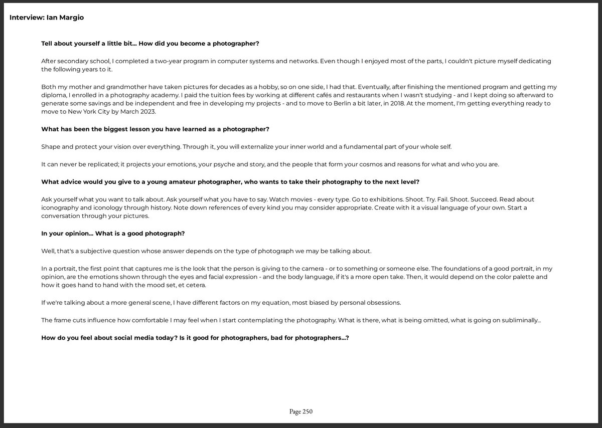 ianmargio's tweet image. I've been interviewed by Docu Magazine and featured in their Vol. 10

Follow my journey and creative process on patreon.com/ianmargio