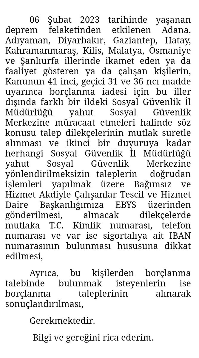 sgkcalisanlari's tweet photo. #deprem https://t.co/pVikTflmjq