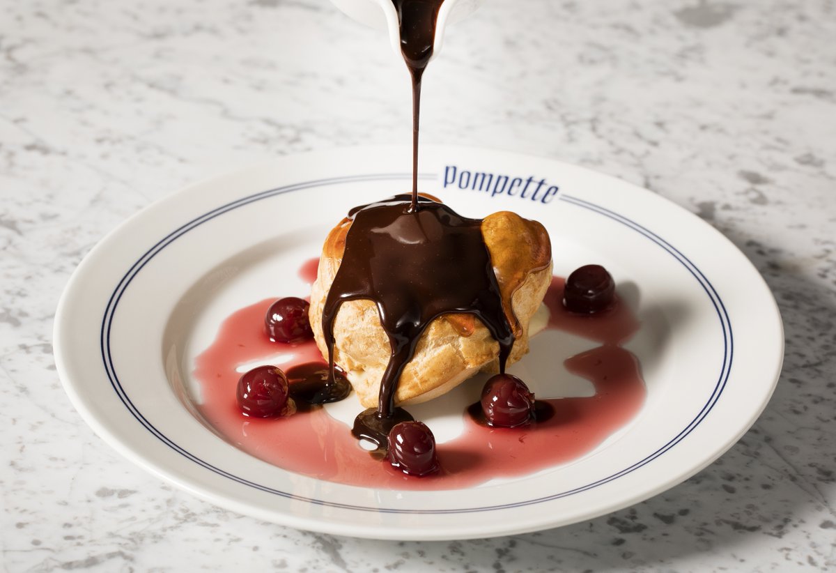 Pompette_restaurant (@pompetterestau1) on Twitter photo Our Kirsch choux bun...
"to finish a giant choux bun soaked in kirsch with griottines and a hot chocolate sauce poured over it that may sound pretty delicious to you, but was, in fact, at least, ooh, three times better than that" <a href="/gilescoren/">Giles Coren</a>
📸 <a href="/johncareyphoto/">john carey</a> Our Kirsch choux bun...
"to finish a giant choux bun soaked in kirsch with griottines and a hot chocolate sauce poured over it that may sound pretty delicious to you, but was, in fact, at least, ooh, three times better than that" <a href="/gilescoren/">Giles Coren</a>
📸 <a href="/johncareyphoto/">john carey</a>