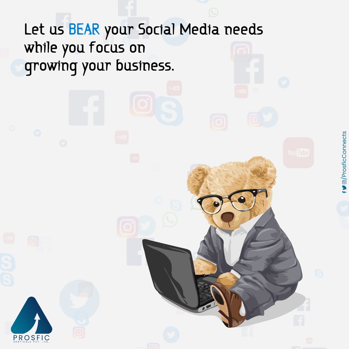 ProsficConnects's tweet photo. Make this Teddy Day extra special by sharing a hug with your furry friend and hiring #PROSFIC for your Social Media Management.

Happy #TeddyDay! 

✉️ contact@prosfic.com
📞 +91 7995568056
📞 +91 7995568059

#DigitalMarketing #SocialMediaMarketing #SocialMediaManagement https://t.co/Dtnb1eA3Db