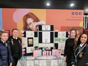 Trinityrenfrew's tweet photo. Well done to our Young Enterprise Group who achieved second place in the 'Best Display Stand' Award at last night's event. The team @BambrewYE have worked incredibly hard this year and we are super proud of them! @dyw_ren @YE_Scotland @YE_Renfrewshire https://t.co/gEQbOnnWY8