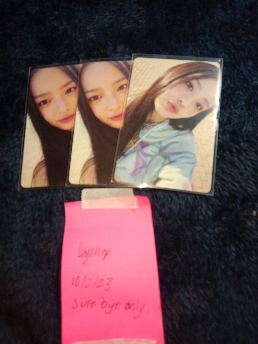 lvyshop's tweet photo. [ #lvyysale — wts lfb ph ]

HANNI MOT² VER A SET

— ₱220 SET / 80 EACH
— onhand and good condi
— payo only 

dm or reply to claim

T.newjeans HAERIN HYEIN HANNI MINJI DANI
Up up up up up!! https://t.co/JlXXPklvrB
