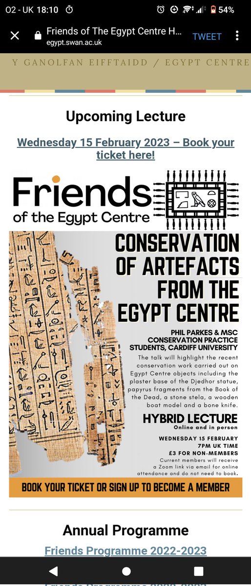 Leonieconserva's tweet photo. Next Wednesday, along with fellow MSc students I'll be giving a talk at @TheEgyptCentre, I'm really looking forward to it! If you're interested in knowing more - 
https://t.co/6IKZFLw1Y3 https://t.co/k4goUsCjgC