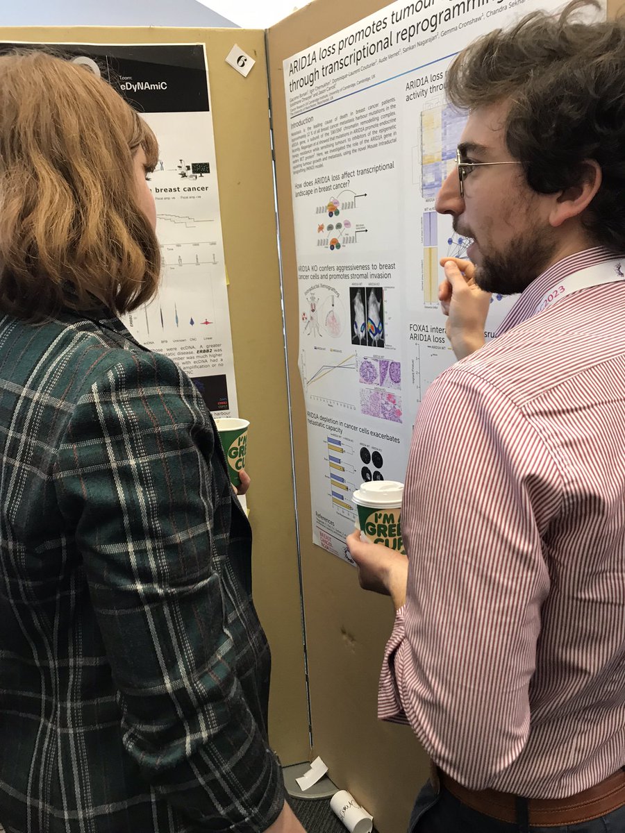 Great couple of poster talks from Kirsty Sawicka on the IMAXT project and <a href="/KarenAndreaPi/">Karen Pinilla Alba</a> on the Personalised Breast Cancer Programme taking us into the lunch break and poster session

#CPBC2023