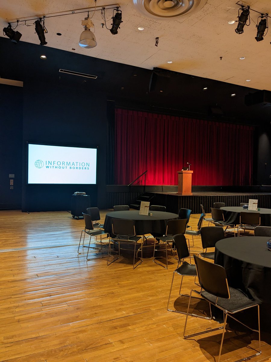 iwbconference's tweet photo. 30 minutes until our first session! #iwb #informationwithoutborders https://t.co/zrkJ3mEGLl