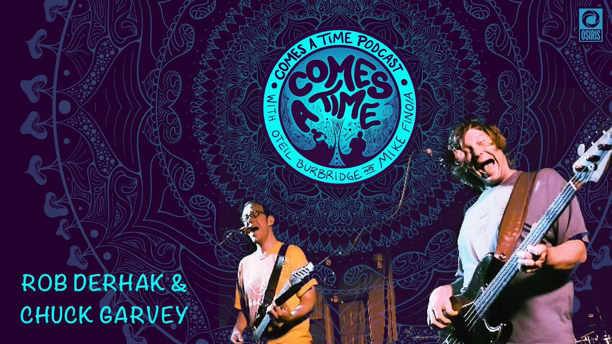 Rob & Chuck of @moeperiod join @OteilBurbridge & @mikefinoia on a NEW Comes A Time out now! The two survivors share their experiences overcoming life-or-death adversity, recording “Wormwood”, mystic encounters with Col. Bruce, & more… Watch: youtu.be/t5vV3iPtaBE