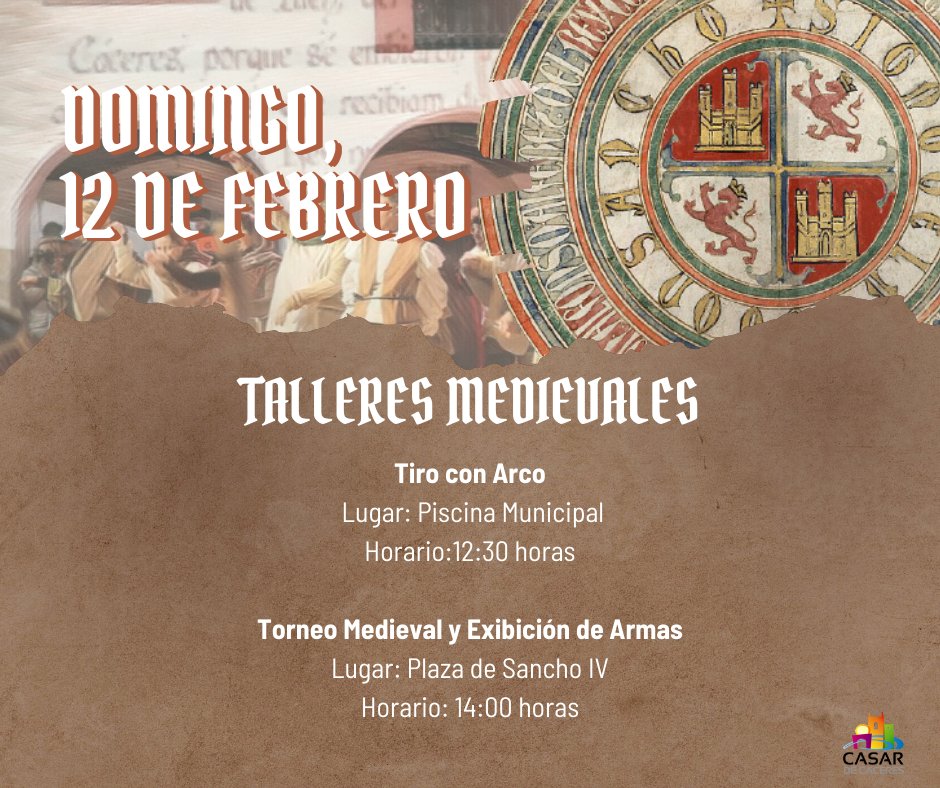 aytocasar's tweet image. IX Semana del Privilegio Histórico

#privilegio
#SanchoIV
#casardecaceres
#extremadura