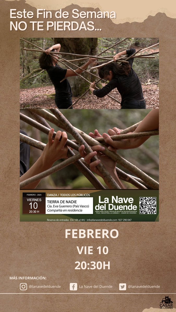 aytocasar's tweet image. 𝙀𝙨𝙩𝙚 𝙁𝙞𝙣 𝙙𝙚 𝙎𝙚𝙢𝙖𝙣𝙖 𝙉𝙊 𝙏𝙀 𝙋𝙄𝙀𝙍𝘿𝘼𝙎 ...
#findesemana #actividades #casardecaceres #Extremadura  #teatro #juventud #Deportes #semanadelprivilegio