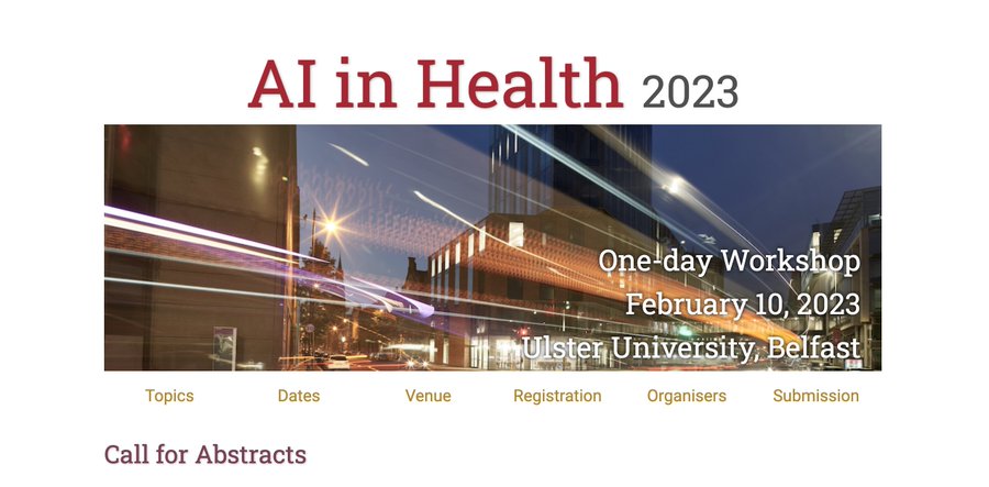 MengyuanWang4's tweet photo. Very interesting speech: "Biosensors powered by AI for point-of-care diagnostics"
Presenting by Towfeeq Fairooz, School of Engineering, Ulster University

@UlsterUniAi “AI in Health workshop” @UlsterUni
#AI #Health https://t.co/jTc1auKMzT