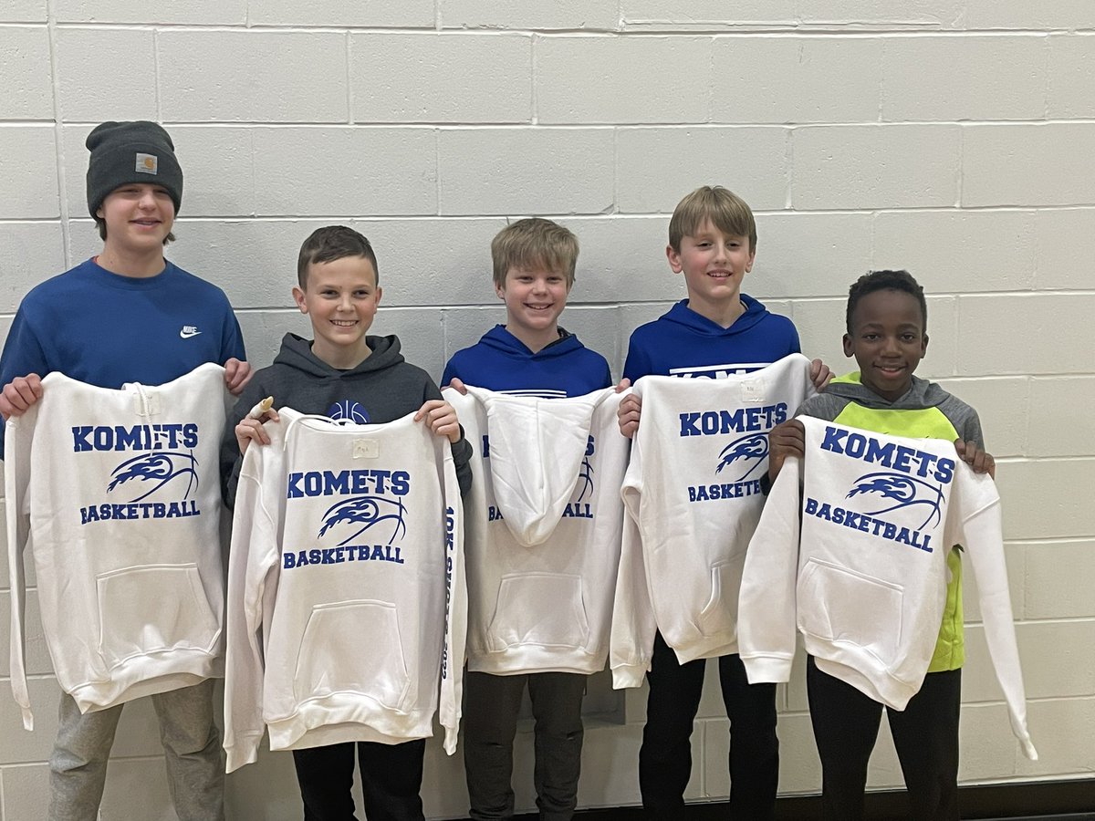Congrats to our 10K shot club winners: Logan Johnson, Mack Otterness, Gavin Johnson, Abe Finely, Solomon MacNamara, and Theo Gore (not pictured). These guys shot all summer and will continue to shoot more! Be proud! <a href="/KMYouthHoops/">KM Youth Basketball</a> #goKoMets #berelentless