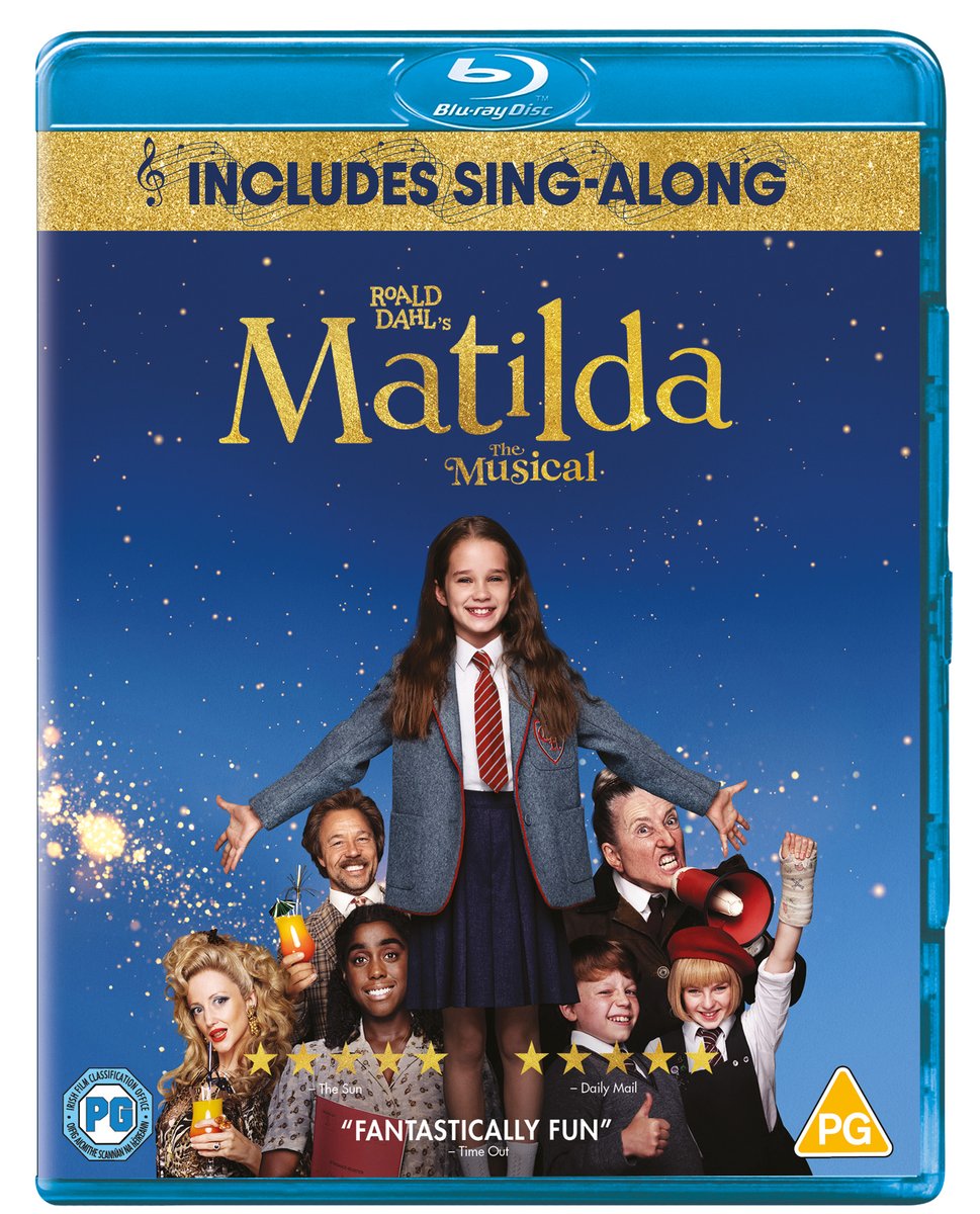 Mega_mag_'s tweet photo. Roald Dahl’s Matilda The Musical is out now on Digital and available to buy on Blu-ray from 20th Feb. For a chance to #win a copy of this great family movie, including the sing-along edition, just RT and follow! (1/2) #Matilda https://t.co/ooLn9coLDi