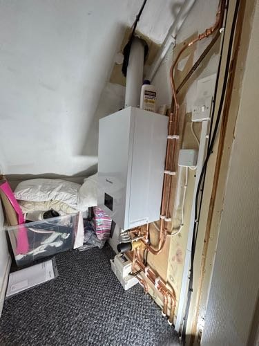 This week we completed another new boiler for a young family in Cowdenbeath who was referred to us through Cosy Kingdom. Their 21-year-old boiler kept breaking down and needing to be replaced.
This was all done free of charge to the family as they could not afford it <a href="/HeatingRgm/">RGM Heating Ltd</a>