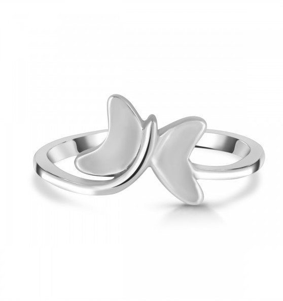Excited to share the latest addition to my #etsy shop: Butterfly Ring* Sterling Silver Butterfly Ring* Animal Ring* Pinky Ring  etsy.me/3JTxHB3 #silver #animals #women #minimalist #straight #butterflyring #sterlingsilverring #butterflyjewelry #animalring