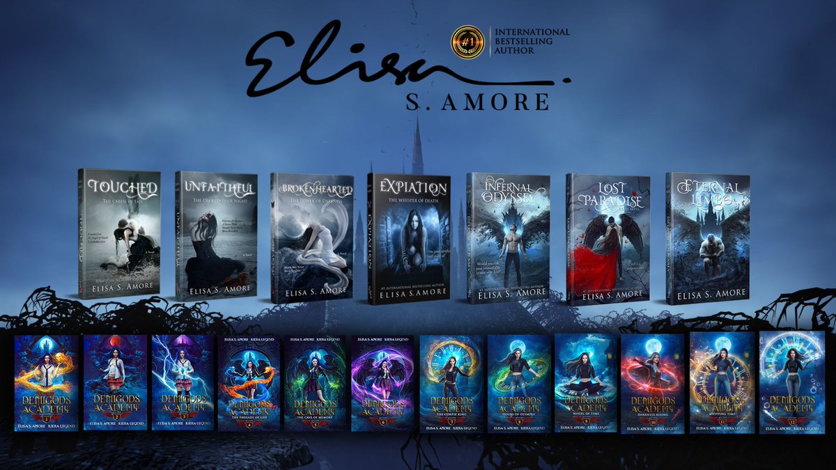 Elisa S. Amore: the undisputed queen of romantic fantasy ♥ 100 million reads on Amazon Kindle Unlimited - Bestselling YA fantasy romance author - all rights available - mailchi.mp/2seasagency/el…
