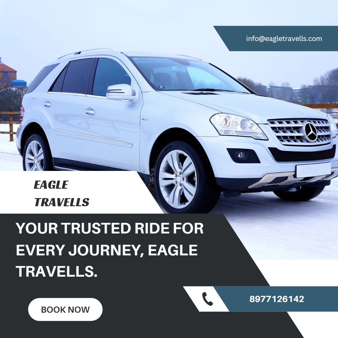 Get ready for your next adventure! Book the perfect ride with Eagle Travells. Wide range of vehicles, unbeatable rates & 24/7 support. Experience the freedom of the open road!